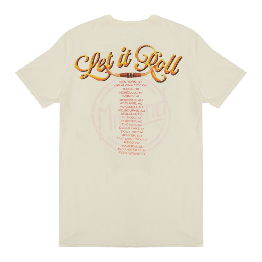 Chrome Logo Dateback T-Shirt Back