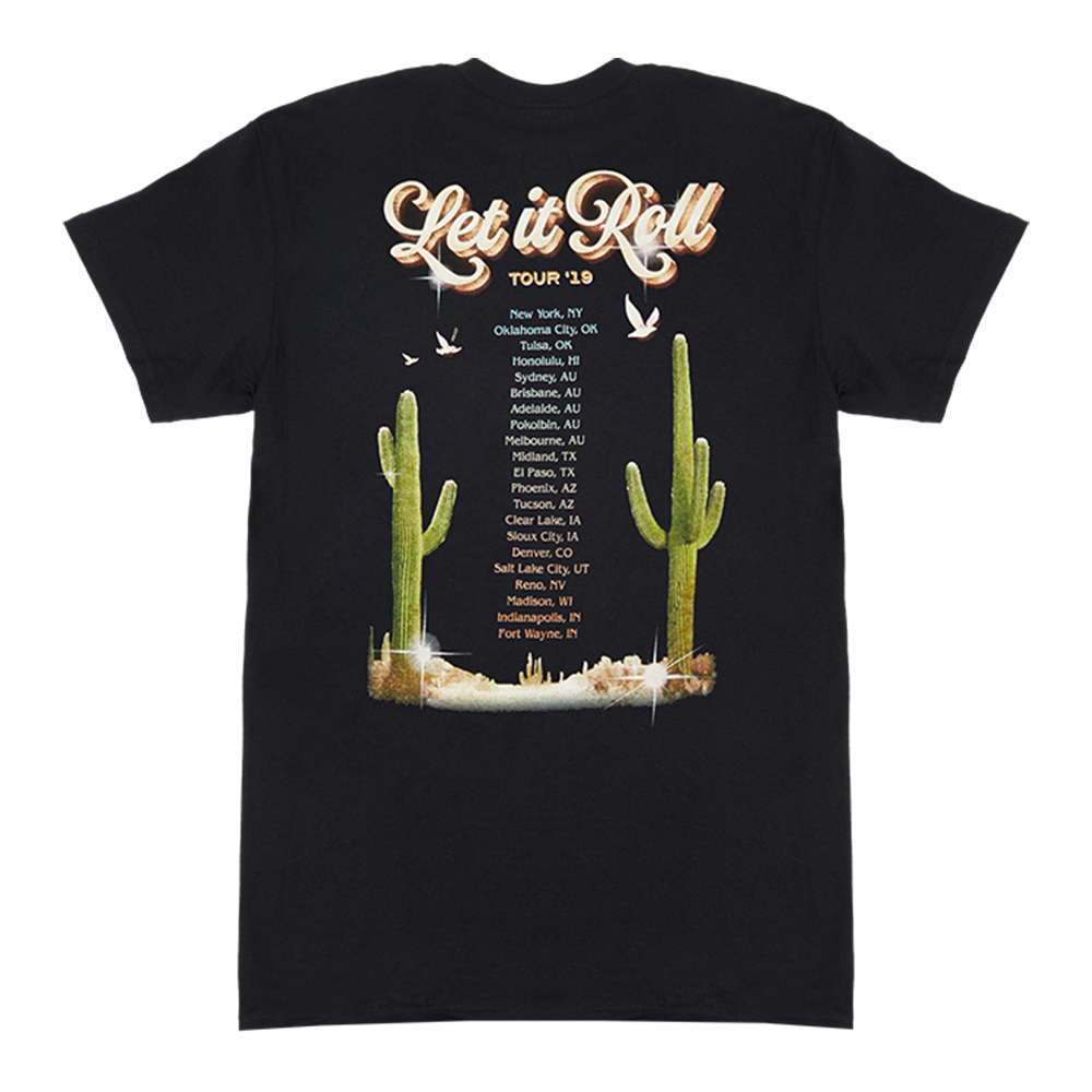 Let It Roll Photo Tee Back