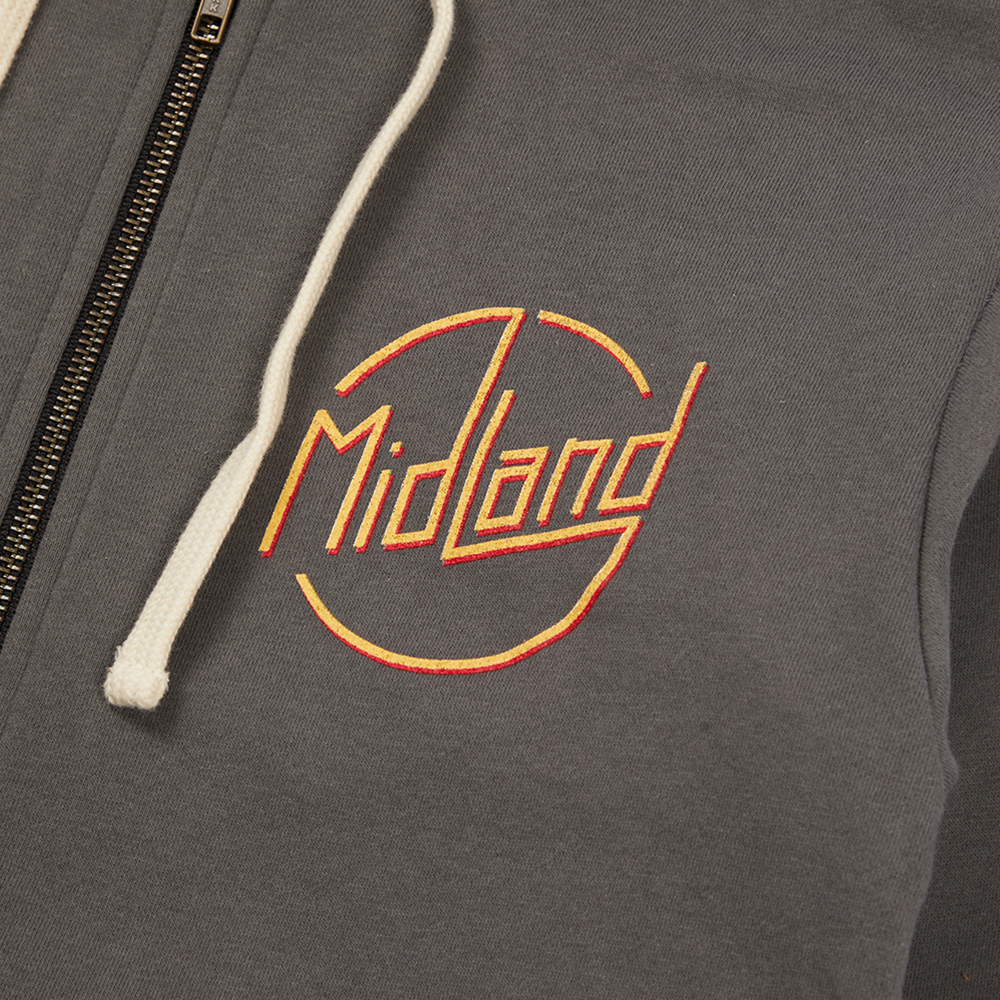 Logo Zip Hoodie Graphic Detail