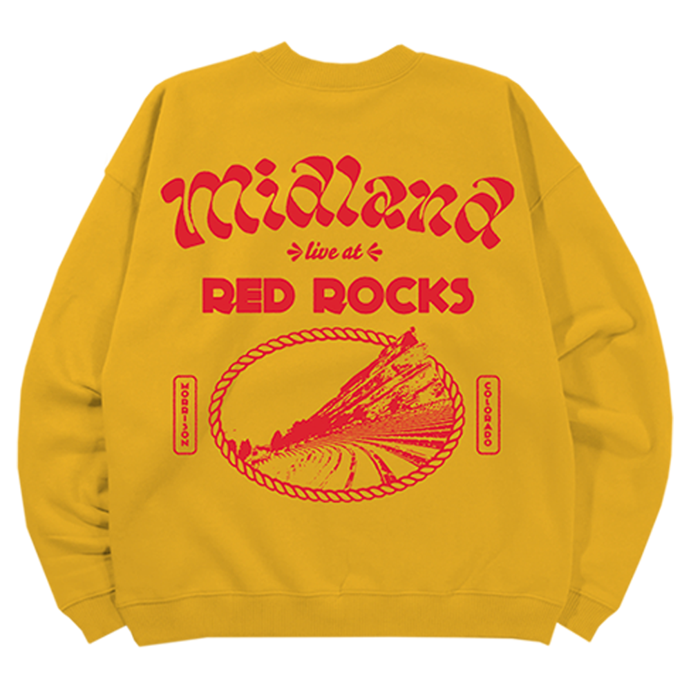 Red Rocks Crewneck Back