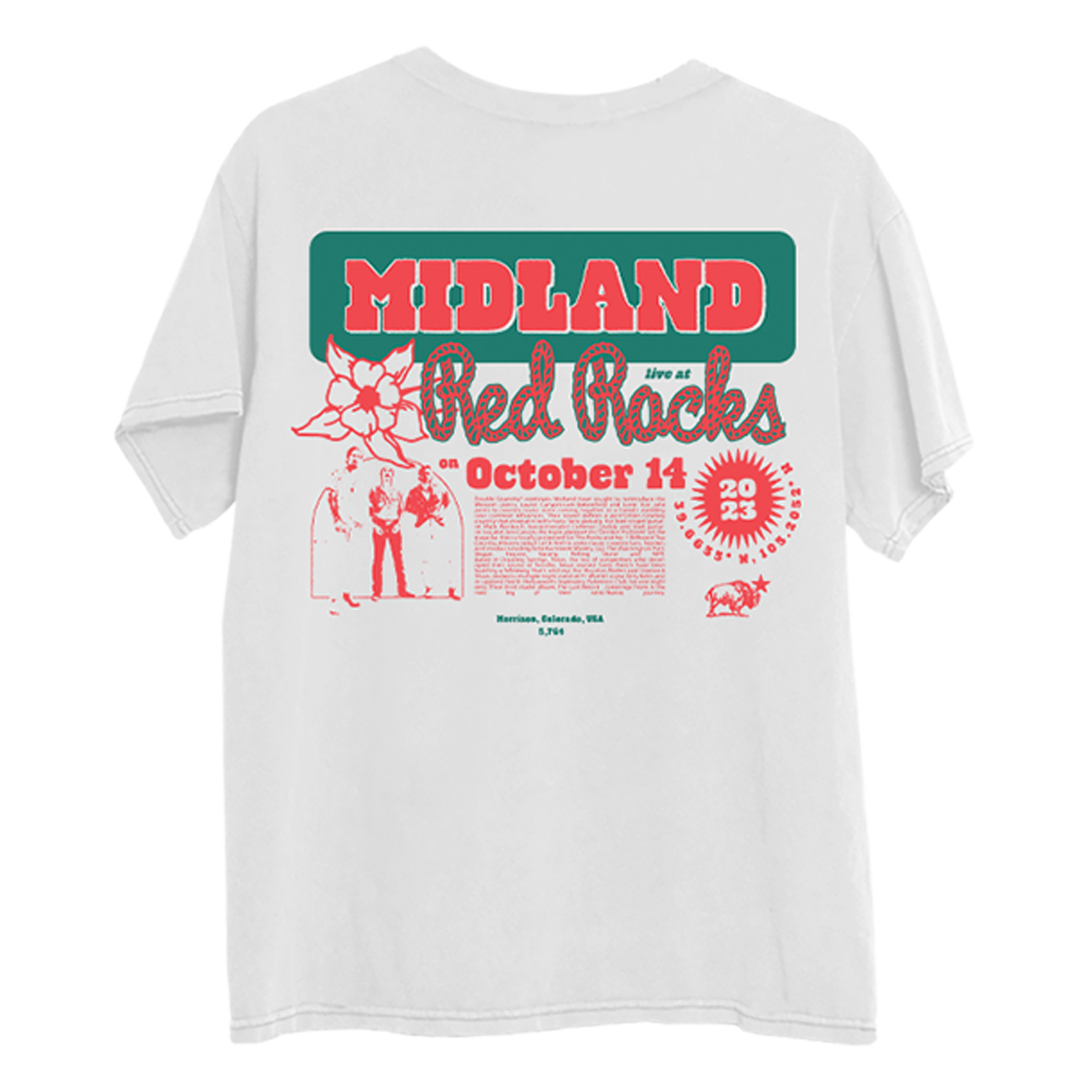 Red Rocks T-Shirt Back