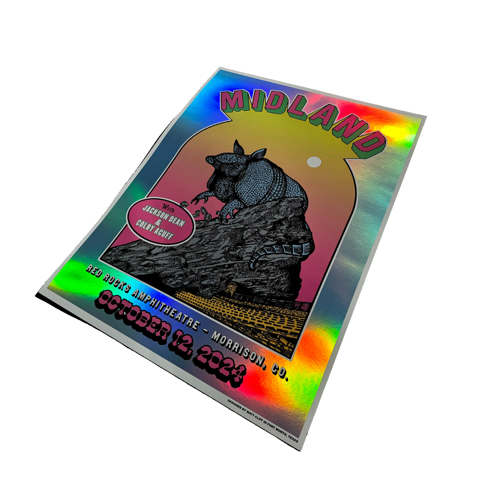Red Rocks Show Poster 2