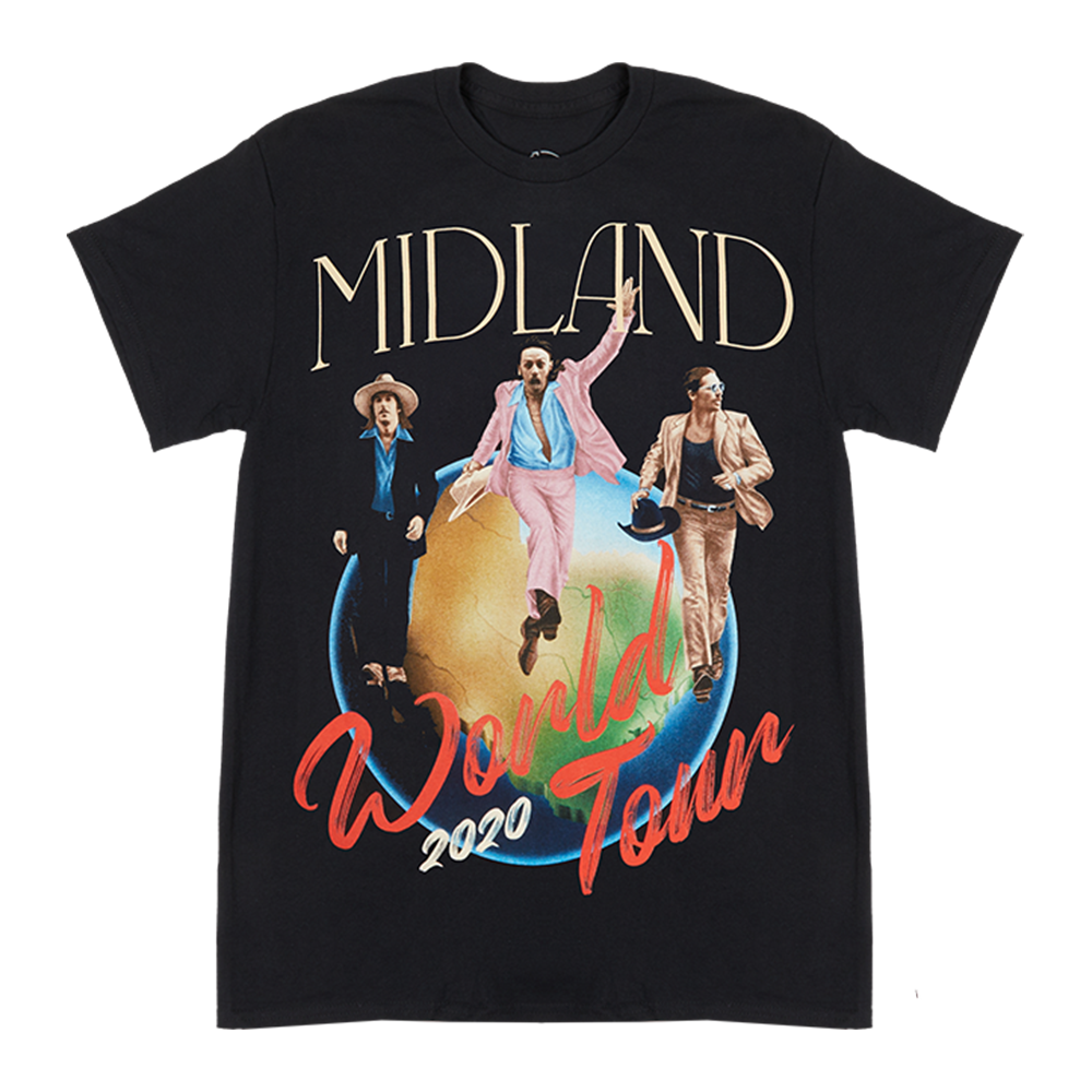 World Tour 2020 T Shirt Midland Official Store 4410