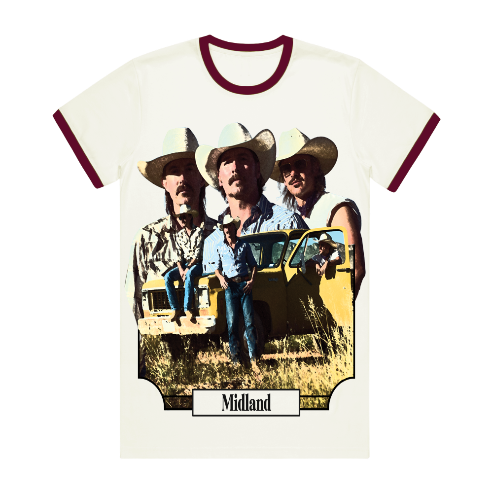 Jumbo Print Ringer Tee
