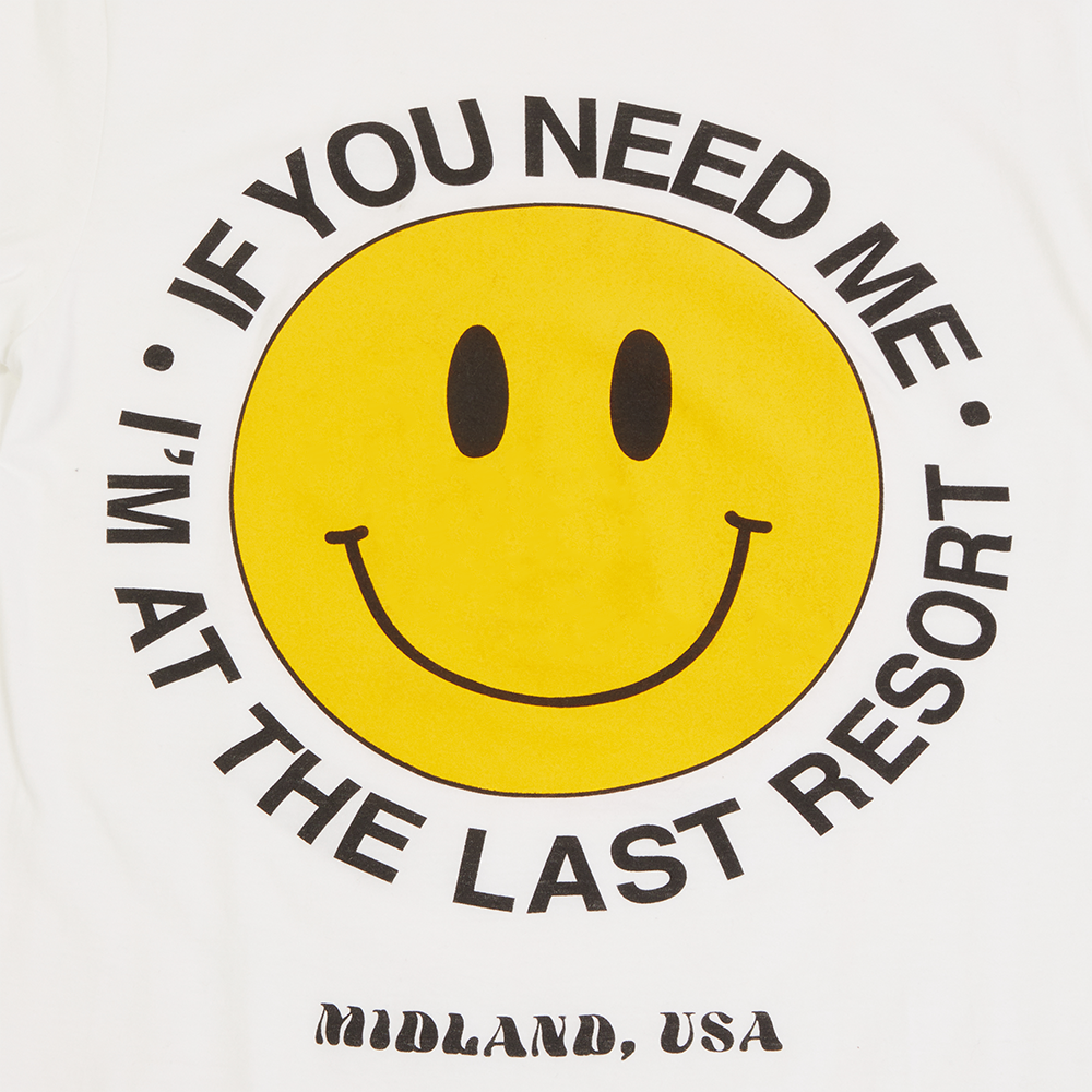 Last Resort Smiley T-Shirt Graphics Detail
