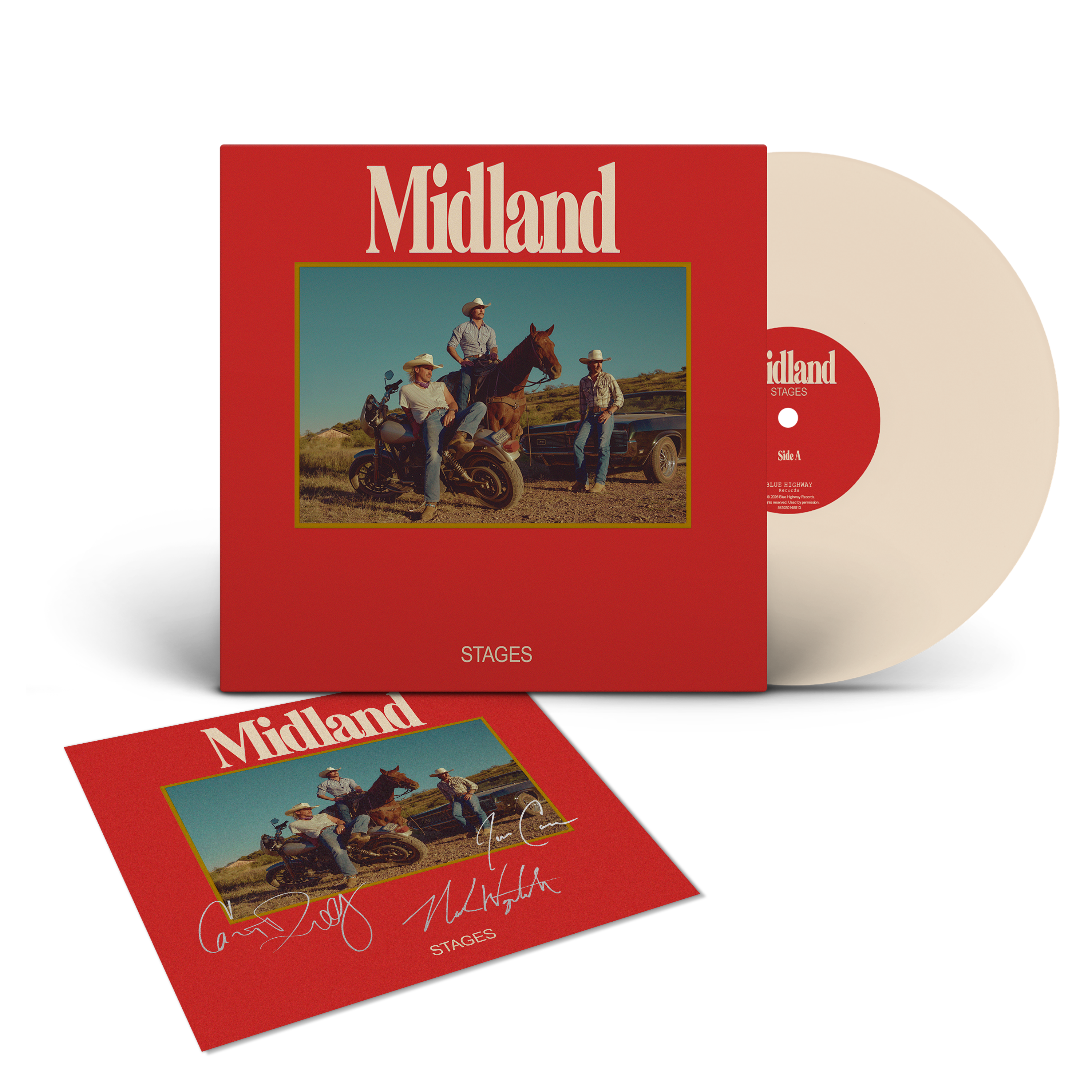 Stages Signed Vinyl (Opaque Bone Color)