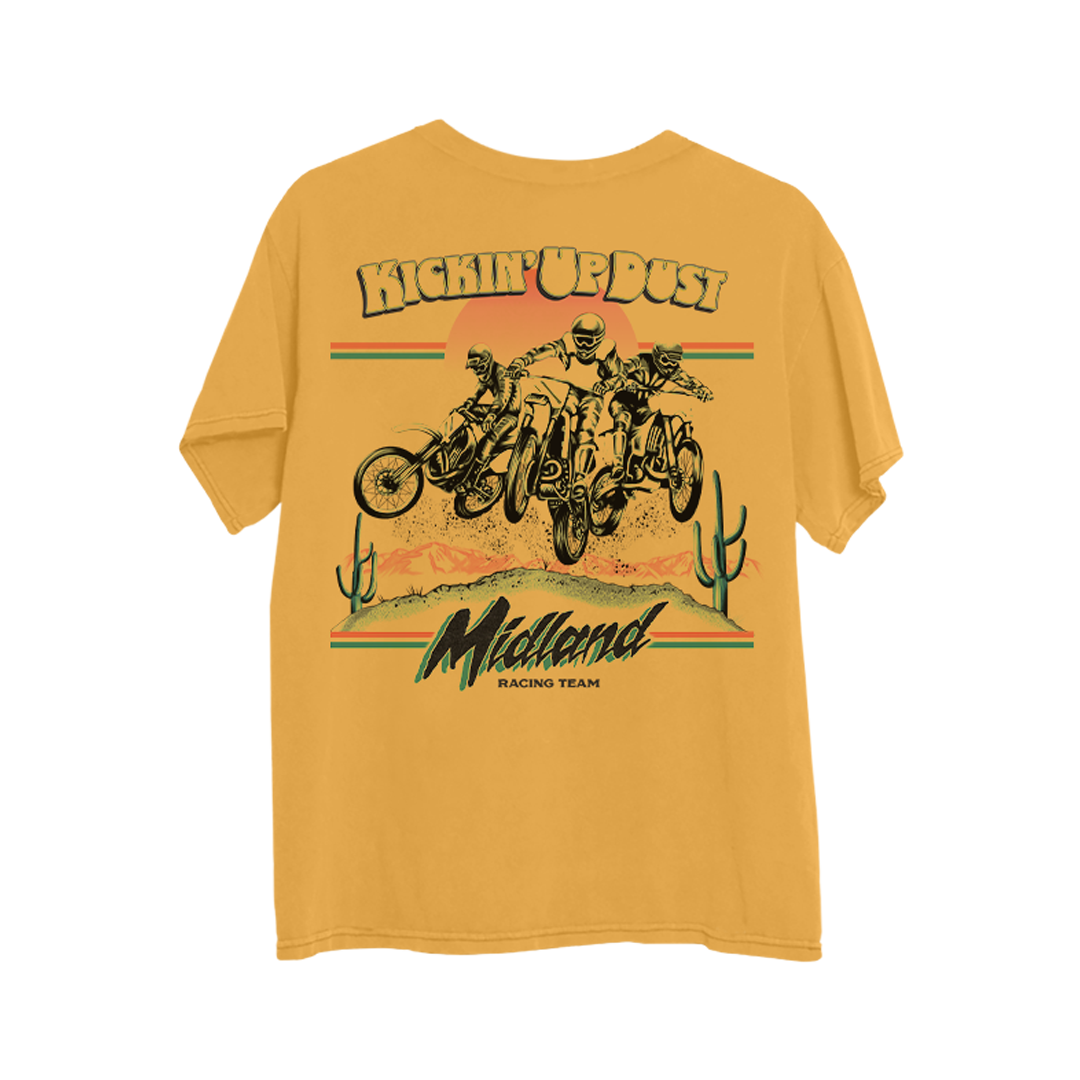 Kickin' Up Dust Gold Tee back