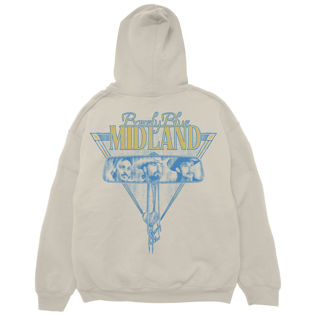 Barely Blue Hoodie Back