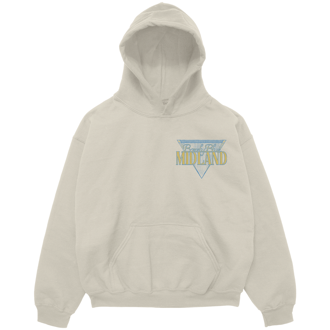 Barely Blue Hoodie Front