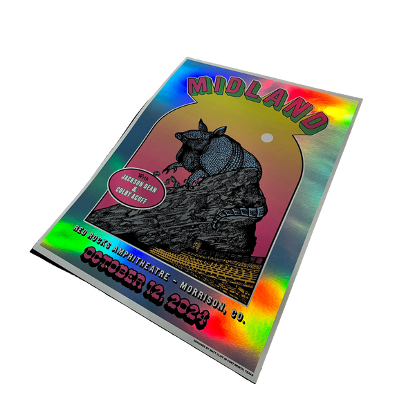 Red Rocks Show Poster - Midland Official Store