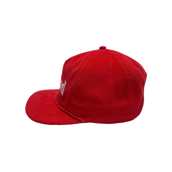 Red Midland Hat Side View