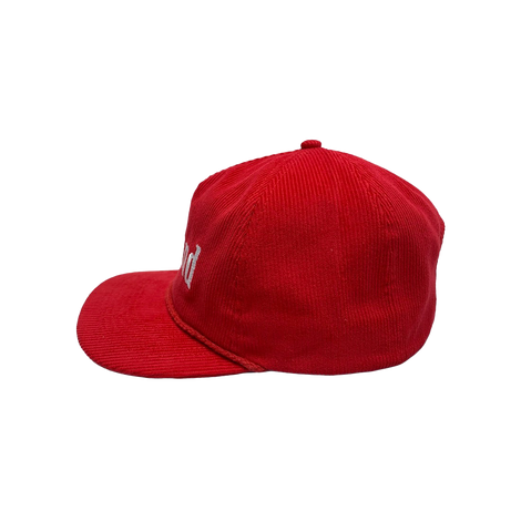 Red Midland Hat Side View