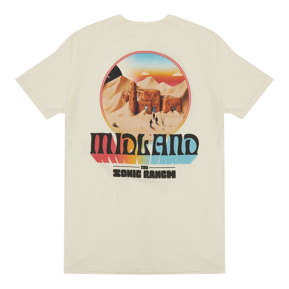 Sonic Ranch Natural Tee Back